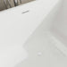 67" x 31" Modern Acrylic Rectangular Flat Bottom Freestanding Soaking Bathtub Center Drain VA6821-L - HomeBeyond