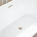 67" x 32" Freestanding Acrylic Bathtub, Modern Stand Alone Soaking Tub with Overflow and Pop-up Drain - HomeBeyond