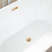 67" x 32" Freestanding Acrylic Bathtub, Modern Stand Alone Soaking Tub with Overflow and Pop-up Drain - HomeBeyond