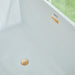67" x 32" Modern Acrylic Rectangular Flat Bottom Freestanding Soaking Bathtub with Slotted Overflow VA6813B-L - HomeBeyond