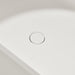 67" X 32" Stone Resin Ergonomic Shape Freestanding Bathtub, with Pure White Overflow and Pop Up Drain VA6920-L - HomeBeyond