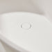 67" X 32" Stone Resin Oval Shape Freestanding Bathtub, with Pure White Overflow and Pop Up Drain VA6919-L - HomeBeyond