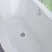 68" or 59" Freestanding Black/White Acrylic Bathtub - HomeBeyond