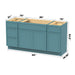 69" Modern Freestanding Birch & Plywood Bathroom Vanity Base Only – Shaker Style Storage Cabinet with 4 Drawers & 3 Soft-Closing Doors VA41153-39-151 - HomeBeyond