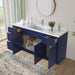 69" Modern Freestanding Birch & Plywood Bathroom Vanity Base Only – Shaker Style Storage Cabinet with 4 Drawers & 3 Soft-Closing Doors VA41153-39-151 - HomeBeyond