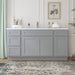 69" Oak Bathroom Vanity Cabinet without Top - 4 Drawers & 3 Doors - HomeBeyond