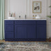 69" Oak Bathroom Vanity Cabinet without Top - 4 Drawers & 3 Doors - HomeBeyond