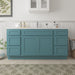 69" Oak Bathroom Vanity Cabinet without Top - 6 Drawers & 2 Doors - HomeBeyond