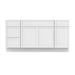 69" Plywood Bathroom Vanity Cabinet without Top - 4 Drawers & 3 Doors - HomeBeyond