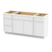 69" Plywood Bathroom Vanity Cabinet without Top - 4 Drawers & 3 Doors - HomeBeyond
