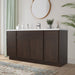 69" Plywood Bathroom Vanity Cabinet without Top - 4 Drawers & 3 Doors - HomeBeyond