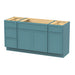 69" Plywood Bathroom Vanity Cabinet without Top - 4 Drawers & 3 Doors - HomeBeyond