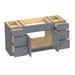 69" Plywood Bathroom Vanity Cabinet without Top - 6 Drawers & 2 Doors - HomeBeyond