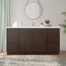 69" Plywood Bathroom Vanity Cabinet without Top - 6 Drawers & 2 Doors - HomeBeyond