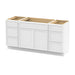 69" Plywood Bathroom Vanity Cabinet without Top - 6 Drawers & 2 Doors - HomeBeyond