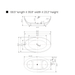 69" x 40" Freestanding White Acrylic Bathtub, Modern Stand Alone Soaking Tub with Slotted Overflow and Pop-up Drain - HomeBeyond