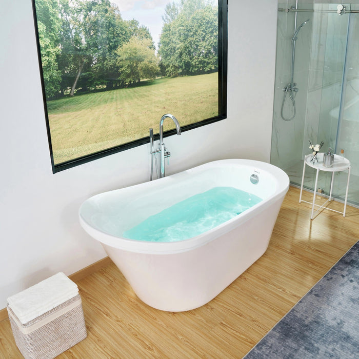 70" x 34" Acrylic Freestanding Bathtub-VA6839 - HomeBeyond