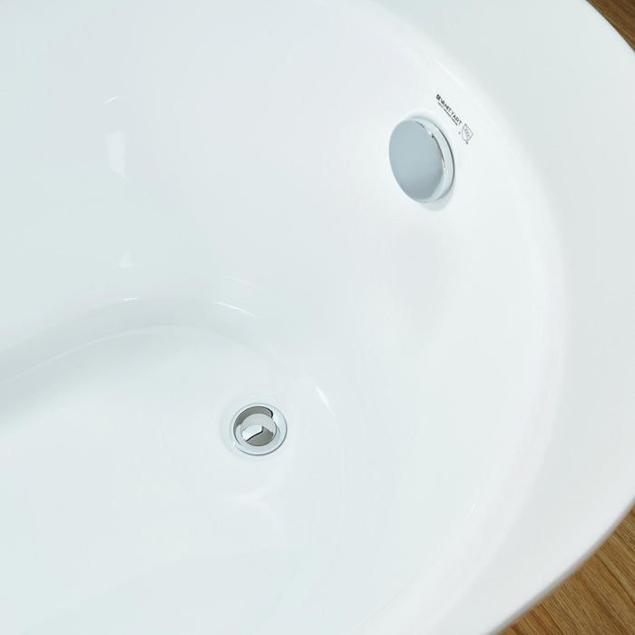 70" x 34" Acrylic Freestanding Bathtub-VA6839 - HomeBeyond