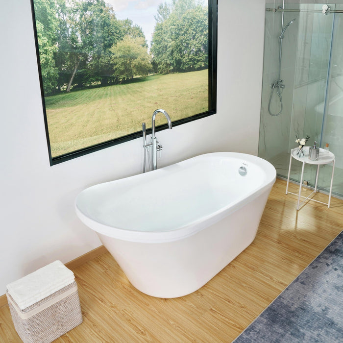 70" x 34" Acrylic Freestanding Bathtub-VA6839 - HomeBeyond