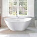 71" or 59" Freestanding Soaking Bathtub - HomeBeyond