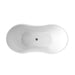 71" or 59" Freestanding Soaking Bathtub - HomeBeyond