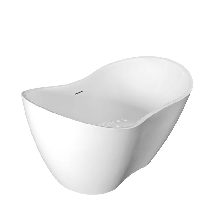 71" or 59" Freestanding Soaking Bathtub - HomeBeyond