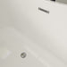 71" x 29" Modern Freestanding Acrylic Soaking Bathtub White Ergonomic Deep Soaker Tub Chrome Drain VA6903 - HomeBeyond