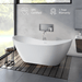 71" x 32” Freestanding Soaking Bathtub - HomeBeyond