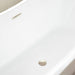 71" x 32" Modern Acrylic Oval Double Slipper Freestanding Soaking Bathtub - VA6517 - HomeBeyond