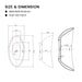 71" x 33" White Acrylic Freestanding Bathtub, Contemporary Design Soaking Tub with Overflow and Pop-up Drain - HomeBeyond