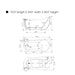 71" x 35" Modern Freestanding Acrylic Soaking Tub-VA6512-L - HomeBeyond