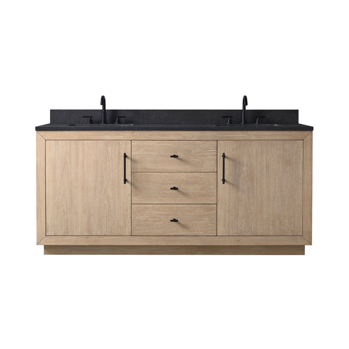 72" Double Sink Bathroom Vanity with Sink and Top, With Soft Closing Doors - HomeBeyond