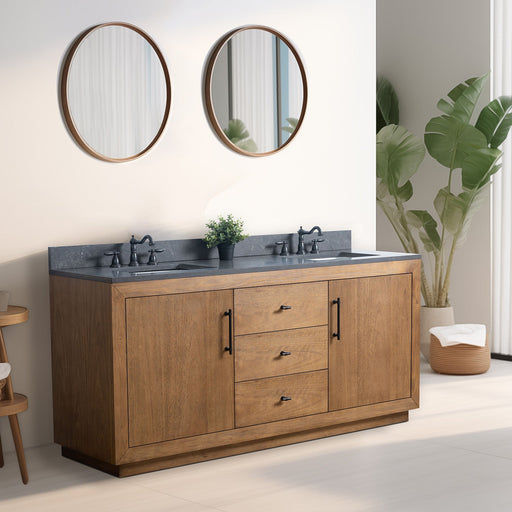 72" Double Sink Bathroom Vanity with Sink and Top, With Soft Closing Doors - HomeBeyond