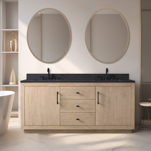 72" Double Sink Bathroom Vanity with Sink and Top, With Soft Closing Doors - HomeBeyond