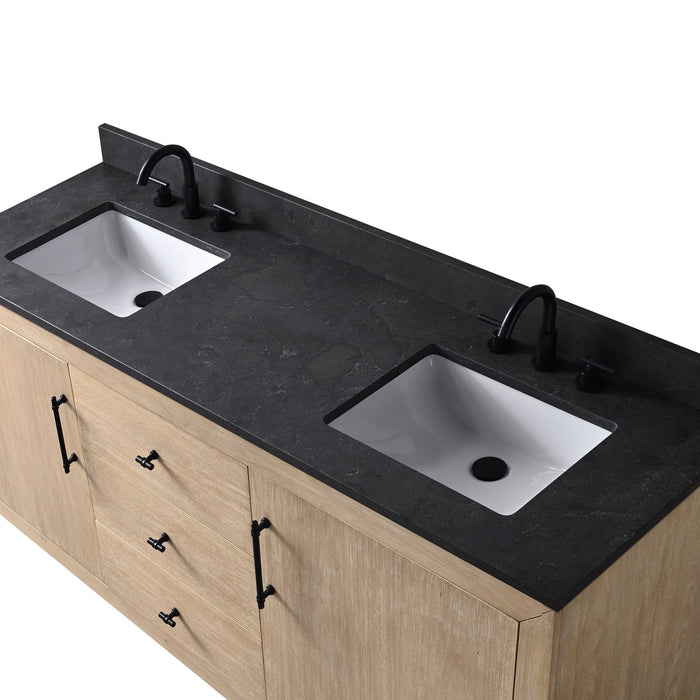 72" Double Sink Bathroom Vanity with Sink and Top, With Soft Closing Doors - HomeBeyond