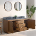 72" Double Sink Bathroom Vanity with Sink and Top, With Soft Closing Doors - HomeBeyond