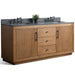 72" Double Sink Bathroom Vanity with Sink and Top, With Soft Closing Doors - HomeBeyond