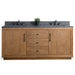 72" Double Sink Bathroom Vanity with Sink and Top, With Soft Closing Doors - HomeBeyond
