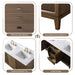 72" Double Sink Freestanding Bath Vanity Cabinet with White Engineered Marble Top - HomeBeyond