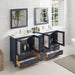72" Double Sink Modern Bathroom Vanity Set with White Ceramic Top & Free Mirrors – Large Storage Cabinet with 7 Drawers VA3030-72 - HomeBeyond