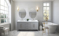 72" Double Sink Modern Freestanding Bathroom Vanity Set with Arabescato White Engineered Marble Top – Storage Cabinet with Soft-Closing Doors & Drawers VA9072 - HomeBeyond