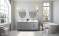 72" Double Sink Modern Freestanding Bathroom Vanity Set with Arabescato White Engineered Marble Top – Storage Cabinet with Soft-Closing Doors & Drawers VA9072 - HomeBeyond
