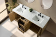 72" Double Sink Modern Freestanding Bathroom Vanity Set with Arabescato White Engineered Marble Top – Storage Cabinet with Soft-Closing Doors & Drawers VA9072 - HomeBeyond