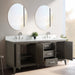 72" Double Sink Modern Freestanding Bathroom Vanity Set with Arabescato White Engineered Marble Top – Storage Cabinet with Soft-Closing Doors & Drawers VA9072 - HomeBeyond