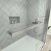 76 in. H x 60 in. W Framed Sliding Shower Door - HomeBeyond