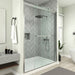 76 in. H x 60 in. W Framed Sliding Shower Door - HomeBeyond