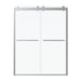 76 in. H x 60 in. W Framed Sliding Shower Door - HomeBeyond