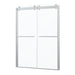 76 in. H x 60 in. W Framed Sliding Shower Door - HomeBeyond