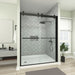 76 in. H x 60 in. W Framed Sliding Shower Door - HomeBeyond