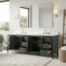 84" Freestanding Bathroom Vanity with Sink and Engineered Marble Top - HomeBeyond